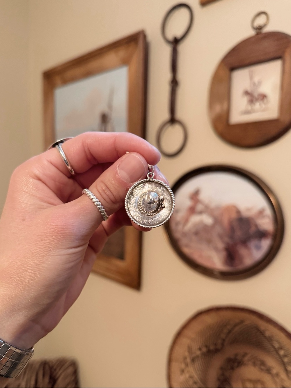 Western Mexican Hat Pendant